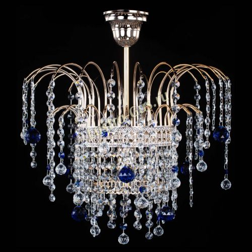 Люстра Агата Венеция №1 синяя в Саратове Гусь Хрустальный