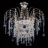 Люстра Агата Венеция №1 синяя в Саратове