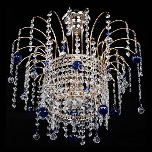 Люстра Агата Венеция №1 синяя в Саратове Гусь Хрустальный