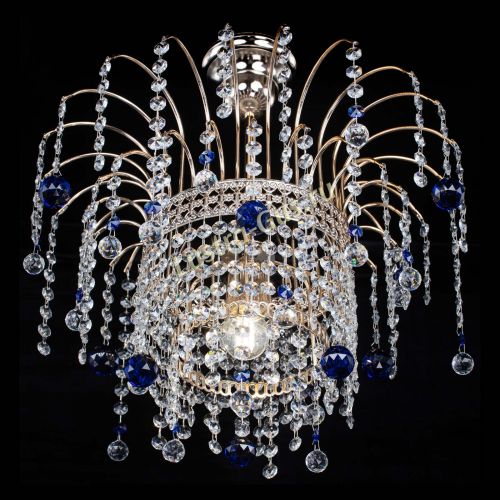 Люстра Агата Венеция №1 синяя в Саратове Гусь Хрустальный