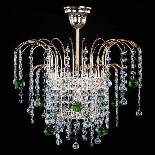 Люстра Агата Венеция №1 зеленая в Саратове Гусь Хрустальный