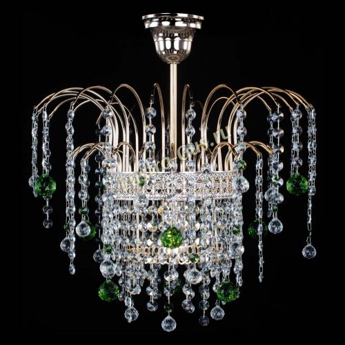 Люстра Агата Венеция №1 зеленая в Саратове Гусь Хрустальный