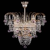 Люстра Агата Венеция №2 - 3 лампы розовая в Саратове