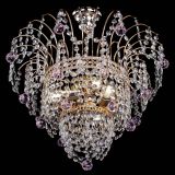 Люстра Агата Венеция №2 - 3 лампы розовая в Саратове