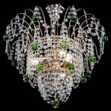 Люстра Агата Венеция №2 - 3 лампы зеленая в Саратове