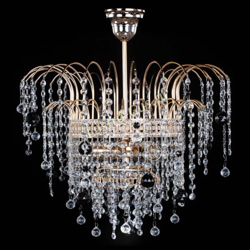 Люстра Агата Венеция №3 черная в Саратове Гусь Хрустальный