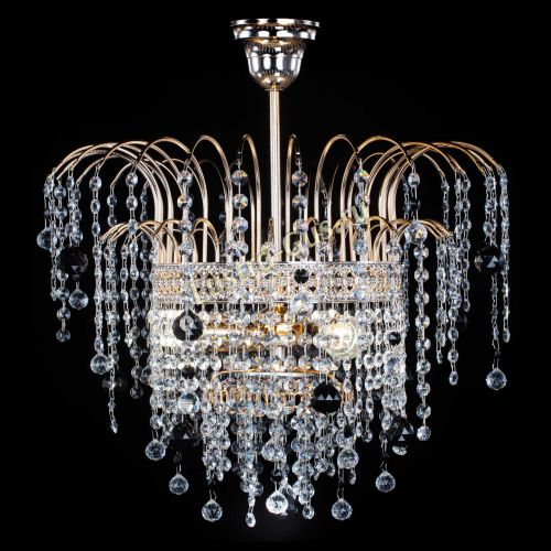 Люстра Агата Венеция №3 черная в Саратове Гусь Хрустальный