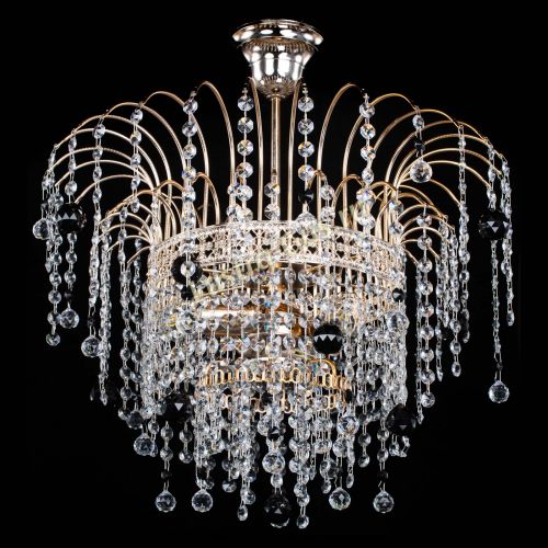 Люстра Агата Венеция №3 черная в Саратове Гусь Хрустальный