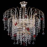 Люстра Агата Венеция №3 красная в Саратове