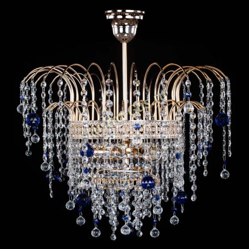 Люстра Агата Венеция №3 синяя в Саратове Гусь Хрустальный