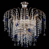 Люстра Агата Венеция №3 синяя в Саратове