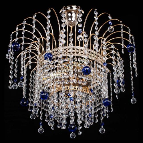Люстра Агата Венеция №3 синяя в Саратове Гусь Хрустальный