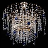 Люстра Агата Венеция №3 синяя в Саратове