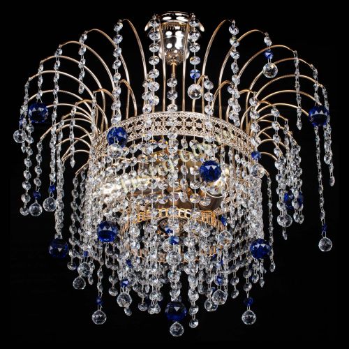 Люстра Агата Венеция №3 синяя в Саратове Гусь Хрустальный