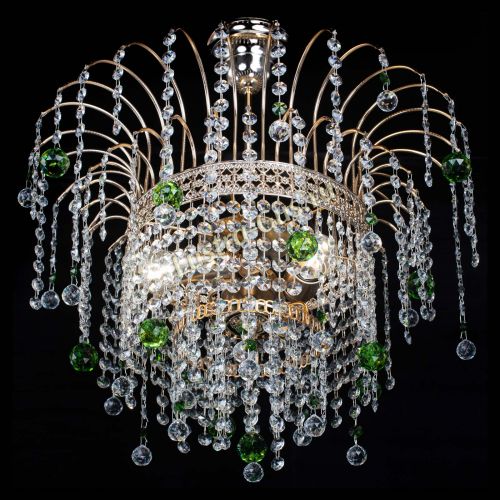 Люстра Агата Венеция №3 зеленая в Саратове Гусь Хрустальный