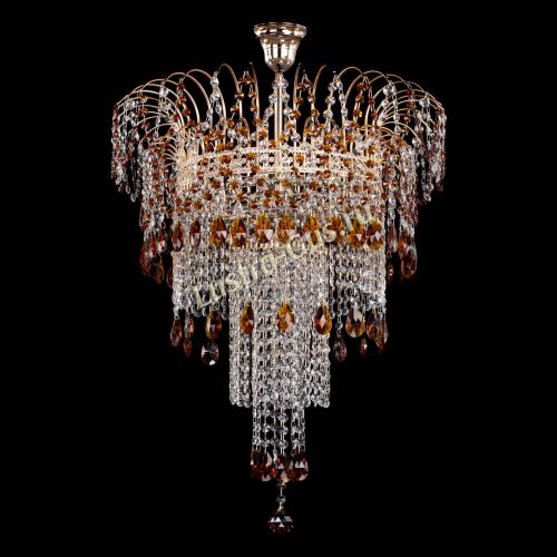 Люстра Агата Венеция №4 длинная Чайная в Саратове Гусь Хрустальный