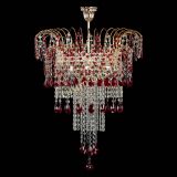 Люстра Агата Венеция №4 длинная Красная в Саратове