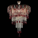 Люстра Агата Венеция №4 длинная Красная в Саратове