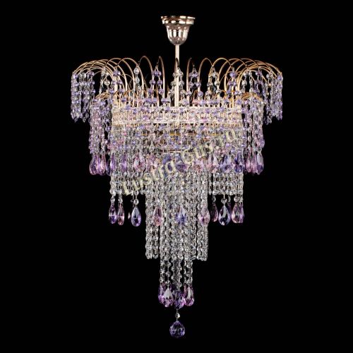 Люстра Агата Венеция №4 длинная Разноцветная в Саратове Гусь Хрустальный