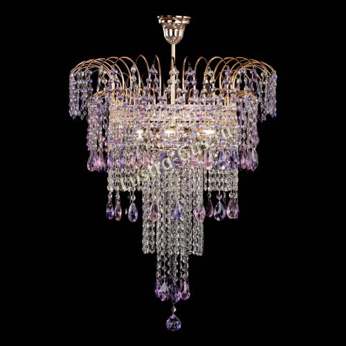 Люстра Агата Венеция №4 длинная Разноцветная в Саратове Гусь Хрустальный