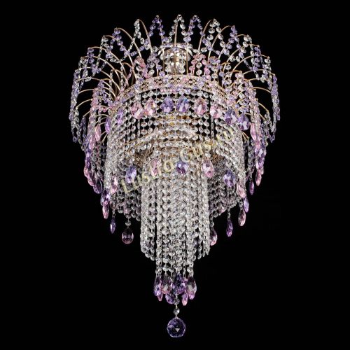 Люстра Агата Венеция №4 длинная Разноцветная в Саратове Гусь Хрустальный