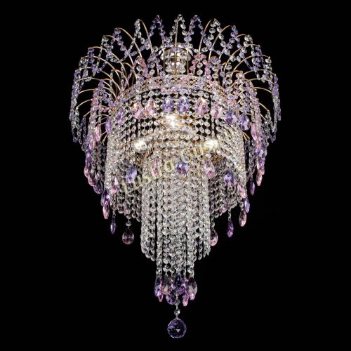 Люстра Агата Венеция №4 длинная Разноцветная в Саратове Гусь Хрустальный