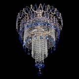 Люстра Агата Венеция №4 длинная Синяя в Саратове