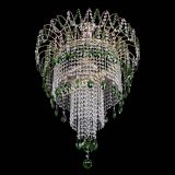 Люстра Агата Венеция №4 длинная Зеленая в Саратове