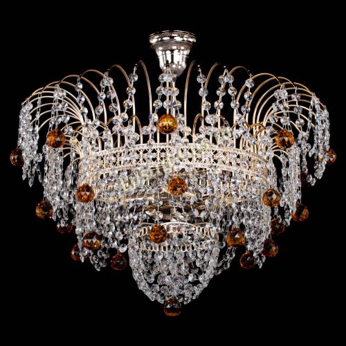 Люстра Агата Венеция №4 шар чайная в Саратове Гусь Хрустальный