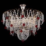 Люстра Агата Венеция №4 шар красная в Саратове