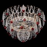 Люстра Агата Венеция №4 шар красная в Саратове
