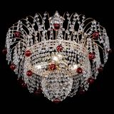 Люстра Агата Венеция №4 шар красная в Саратове