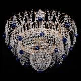 Люстра Агата Венеция №4 шар синяя в Саратове