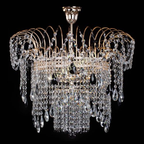 Люстра Агата Венеция №4 черная в Саратове Гусь Хрустальный