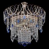 Люстра Агата Венеция №4 синяя в Саратове