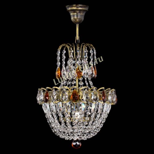 Люстра Астра №1 с подвесом под бронзу Чайная в Саратове Гусь Хрустальный