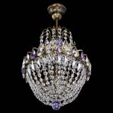 Люстра Астра №1 с подвесом под бронзу Фиолетоавя в Саратове