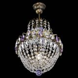 Люстра Астра №1 с подвесом под бронзу Фиолетоавя в Саратове