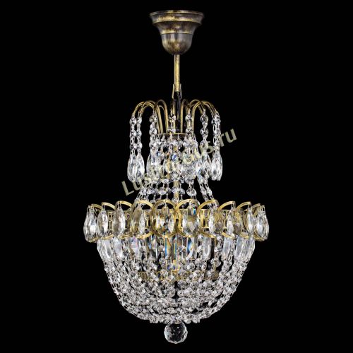 Люстра Астра №1 с подвесом под бронзу в Саратове Гусь Хрустальный