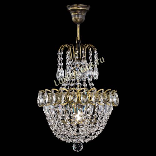 Люстра Астра №1 с подвесом под бронзу в Саратове Гусь Хрустальный