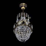 Люстра Астра №1 узкая черная под бронзу в Саратове