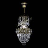 Люстра Астра №1 узкая с подвесом под бронзу в Саратове