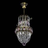 Люстра Астра №1 узкая розовая под бронзу в Саратове