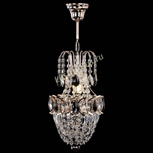 Люстра Астра №1 узкая черная в Саратове Гусь Хрустальный