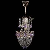 Люстра Астра №1 узкая фиолетовая в Саратове