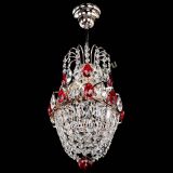 Люстра Астра №1 узкая красная в Саратове