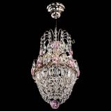 Люстра Астра №1 узкая розовая в Саратове