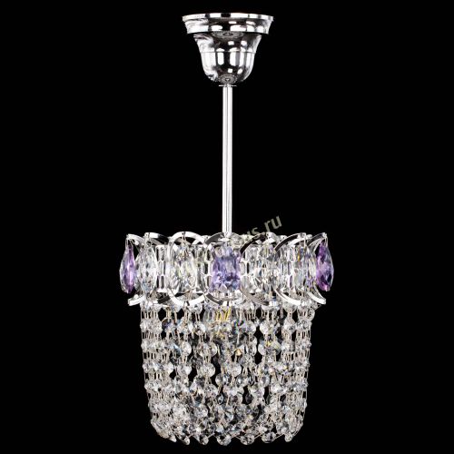 Люстра Астра ажур №1 фиолетовая в Саратове Гусь Хрустальный