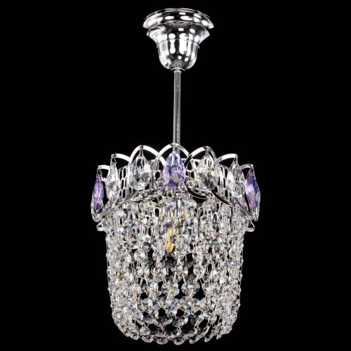 Люстра Астра ажур №1 фиолетовая в Саратове Гусь Хрустальный