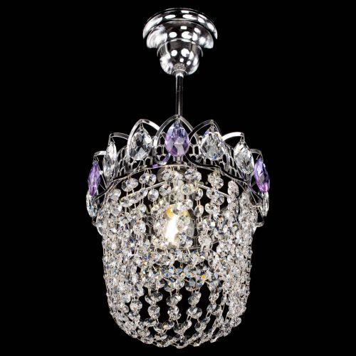 Люстра Астра ажур №1 фиолетовая в Саратове Гусь Хрустальный